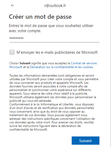 ouvrir compte outlook